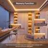 PAUTIX COB LED Strip Light 2700K,16.4ft Dimmable 2520LEDs DC24V Warm