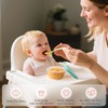 Baby Food Storage Containers 4 oz, Baby Silicone Food Jars