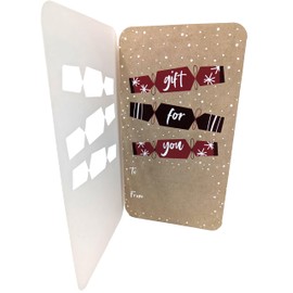 4 Christmas Money Wallets & Envelopes - Red and Kraft Designs