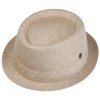LIERYS Uni Structure Pork Pie Linen Hat - Plain Hat