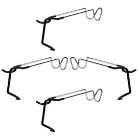 4Pcs Outdoor Camping Light Stand Hooks,Camping Hook Hanger,Multi-Purpose Portable Stainless Steel Clip Hooks,Tent Lamp Hook Cup Holder,Tent Camping Accessories,for Camping Hunting Fishing Hiking