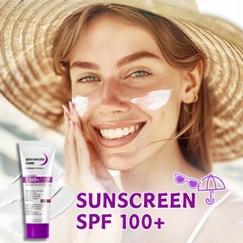 100 SPF Sunscreen for Face & Body - 1Pc Outdoor Sun Screen 100 SPF - Sport Sun Screen Protector for Women & Men, 80G