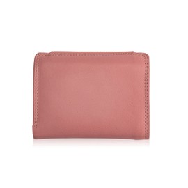 Josephine Osthoff 938 Women's Wallet, Small Wallet, Men's Slim Coin Purse with Coin Compartment, Genuine Leather, RFID Protection, Wild rose, coin purse