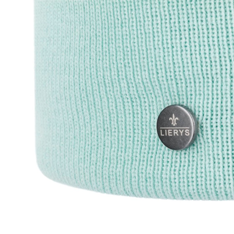 LIERYS Organic Cotton Turn-Up Hat - Beanie Hat - Knitted