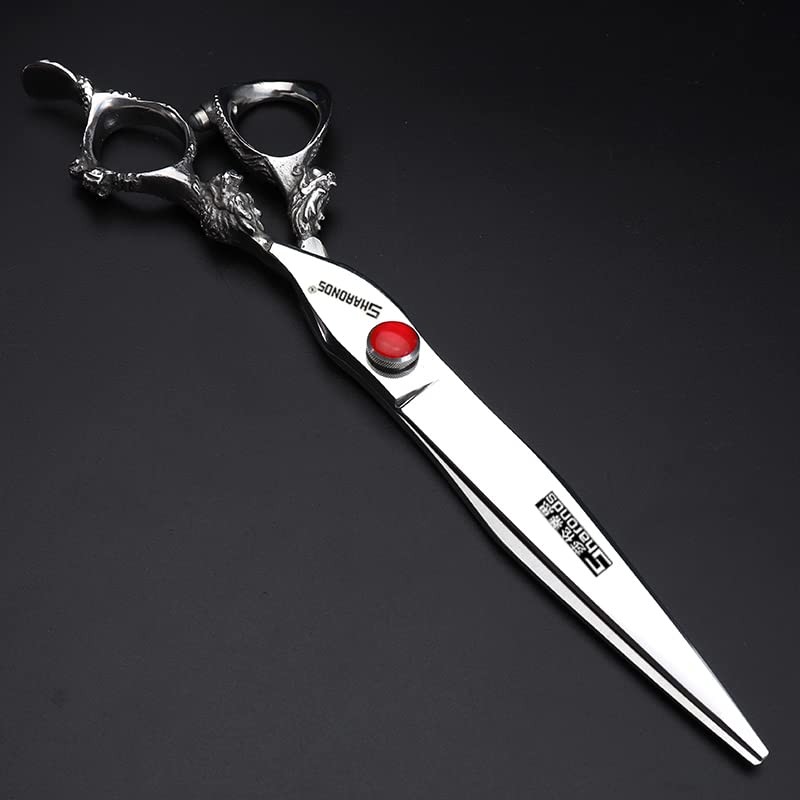 Professional Hairdressing Scissors 7/7.5/8 Inch Hairdressing Scissors Gold and Black