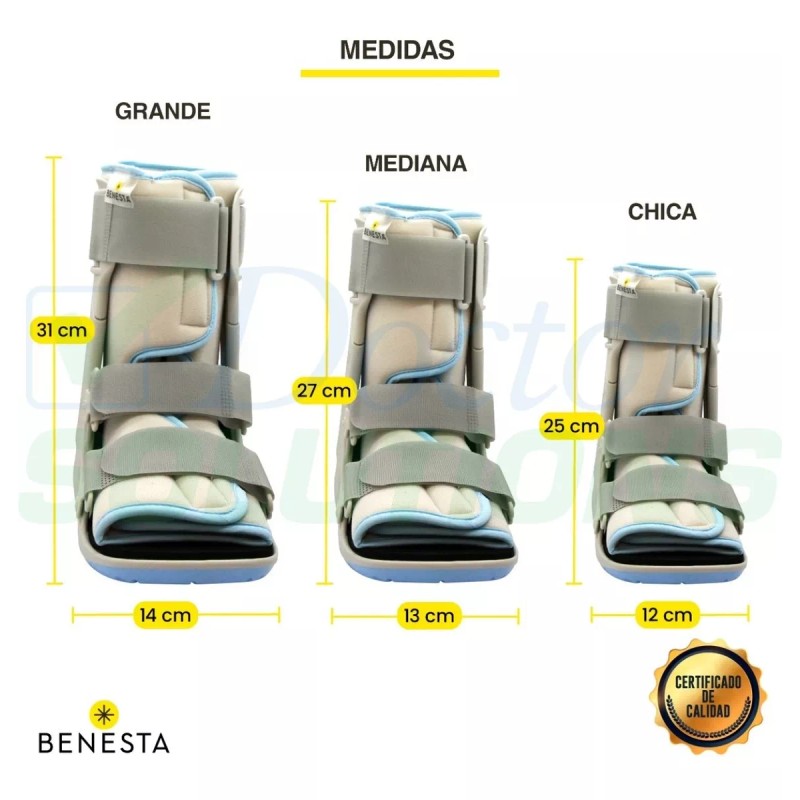 Benesta Bota Walker Benesta Corta De 11¨ Talla L