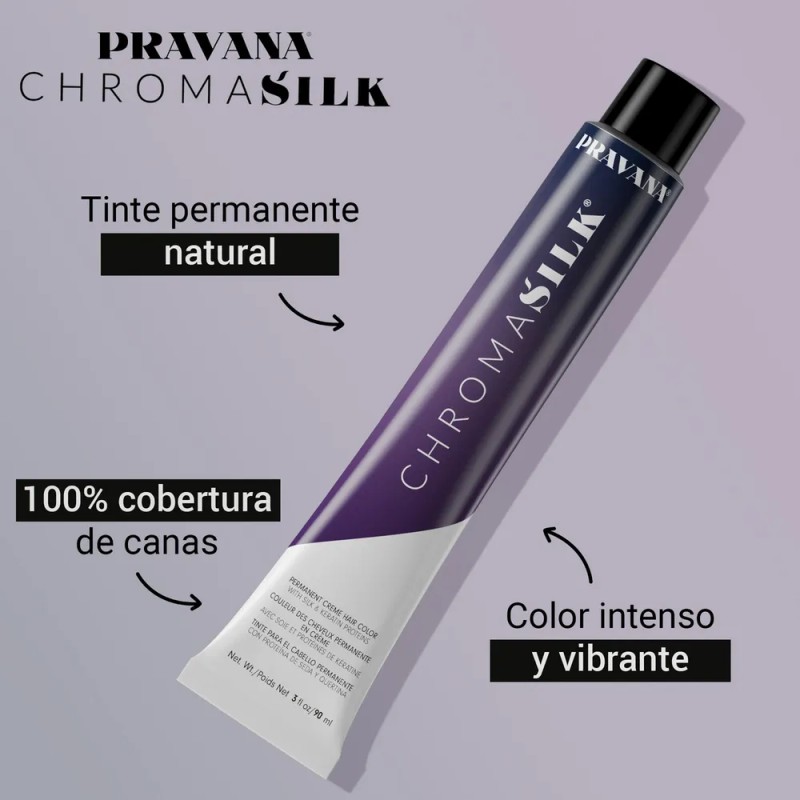Tintes Pravana Chromasilk Gama Completa Tono 5n castaño claro