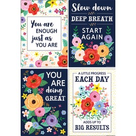 Teacher Created Resources Wildflowers Positive Sayings Educational Poster Pack (TCR6624)