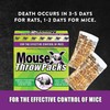 MouseX Throw Packs- for All Species of Rats Mice Safe