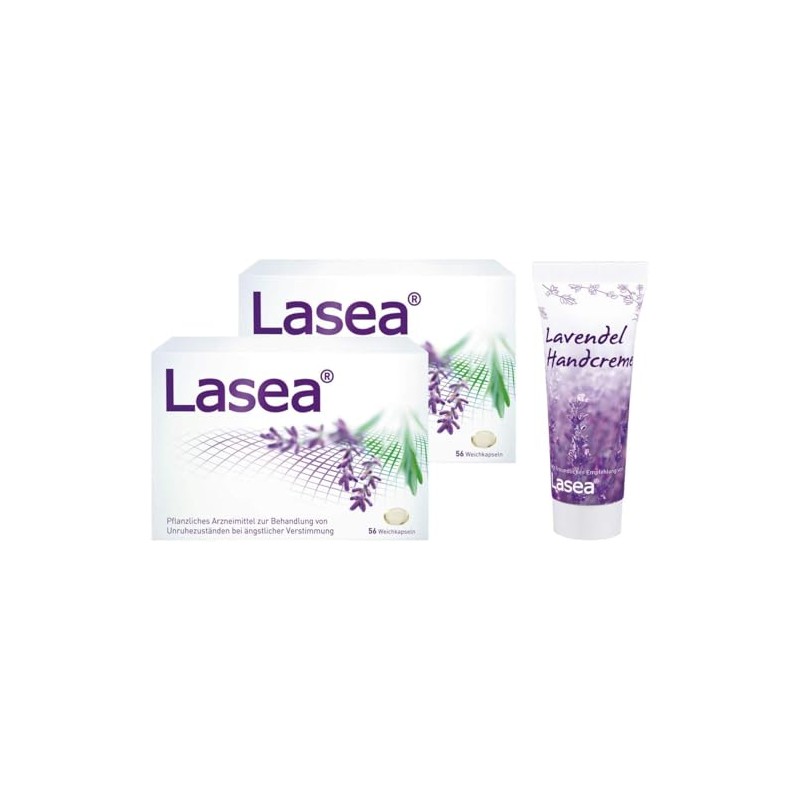 Lase a 2 x 56 soft capsules + free lavender