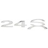 Cobalt Boat Raised Emblem Decal 491357 | 24 SX Silver