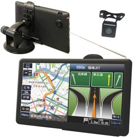 Tokyo Deco, 7-inch Front and Rear Dash Cam (2 Million Pixels + 1 Million Pixels), 2025 Latest Map, Car Navigation System, 1 Seg, 3 Year Free Updates, OpenStreetMap Map, Orbis Alert, GPS High Accuracy
