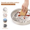 Stainless Steel Slow Feeder Dog Bowls – Non-Slip Metal Dog