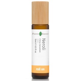 Neroli Essential Oil Roll On, Natural Neroli Essential Oil Roll-On, Pre-Diluted with Jojoba Oil for Skin Care, Travel Size Roller, Leak-Proof Metal Rollerball, Bitter Orange Blossom Derived (15 mL)