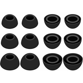 ALXCD Eartips Compatible with Pixel Buds Pro 2 Earbuds, S/M/L 3 Sizes 6 Pairs Soft Silicone Earbuds Tips Foam Ear Tips, Compatible with Pixel Buds Pro 2 6 Pairs sml