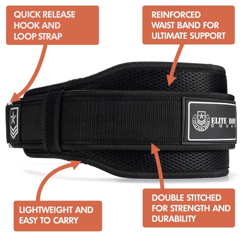 Weight Lifting Belt - Elite Body Squad Neoprene Back Support