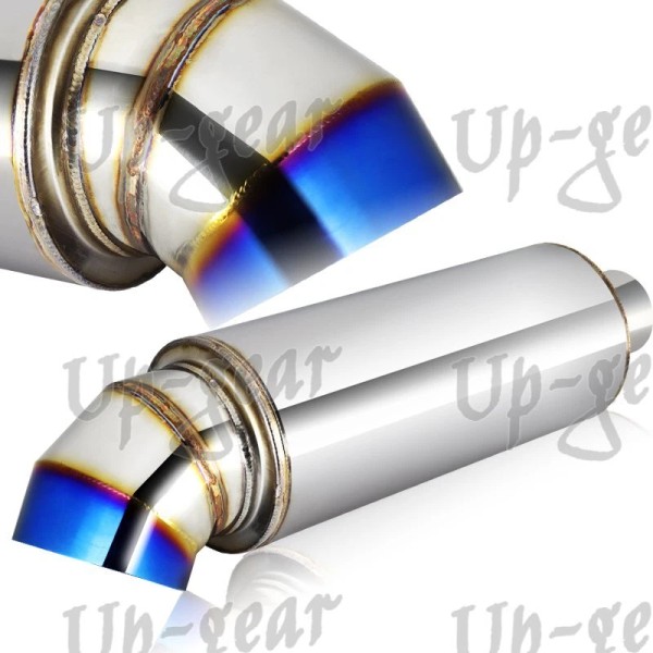 Up_Gear_Performance Universal 4" Cutter Knife Burnt Tip T-304 Weld-On Exhaust
