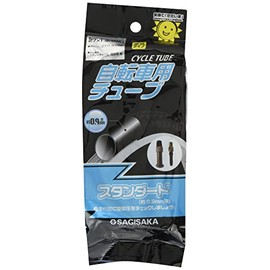 Sagisaka 14652 Bicycle Tube 27 x 1 3/8, Compatible with British 27 Type WO, Black