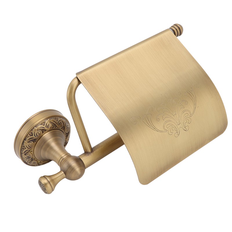 Paper Towel Holder Antique Wall Mounted Copper Stainless Steel Tissue