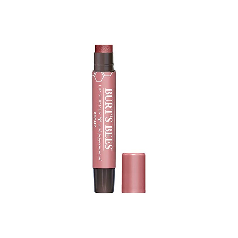 Burt's Bees 100% Natural Moisturizing Lip Shimmer, Peony - 1