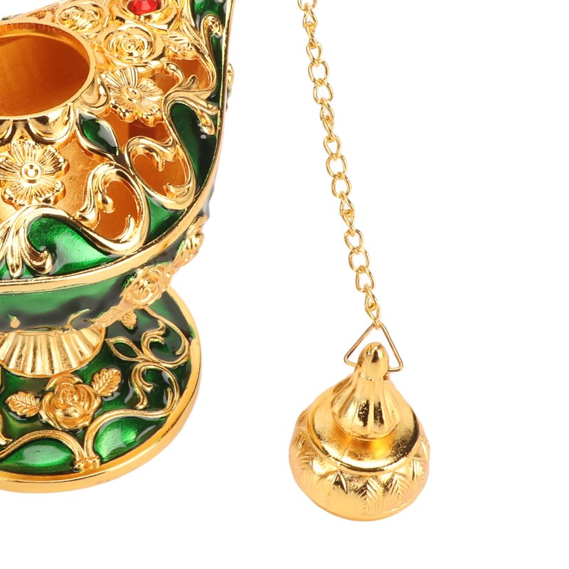 Magic Genie Lamp Exquisite Colorfast Eye Catching Alloy Embossed Pattern