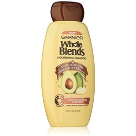 Garnier Whole Blends Nourishing Shampoo, Avocado Oil & Shea Butter Extracts 12.50 oz ( Pack of 3)