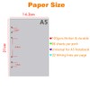 SAYEEC A5 Refill Paper 80 Sheets Loose Leaf Paper for
