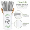 Wedding Sparkler Buckets, 2 Pack Metal Holders