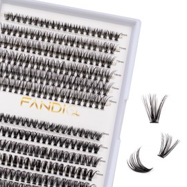 Pack of 240 Individual Lashes Cluster Lashes, 30D + 40D D Curl 9-16 Mix Lash Clusters Soft Eyelashes False Eyelashes DIY Lash Extension At Home (30D + 40D-0.07D, 9-16mix)