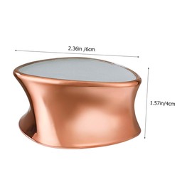 SAFIGLE Dual-sided Feet Scrubber Tool for Home Pedicure Dead Skin Remover Callus Compact Exfoliator for Smooth Feet Material