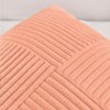 Fancy Homi 2 Packs Peach Decorative Throw Pillow Covers 16x16
