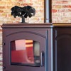 6 Blades Heat Powered Stove Fan Dual Head Fireplace Fan