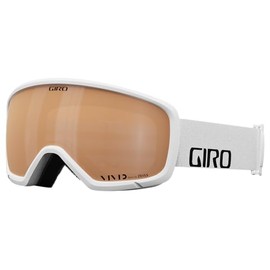 Giro Ringo Asian Fit Ski Goggles - Snowboard Goggles for Men, Women & Youth - White Wordmark Strap with VIVID Copper Lens