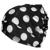 Aquarobics swim cap, stretch swim cap, spa swim cap, polka dot / 아쿠아로빅 수모 스판주름 수모 스파 수영모자 도트
