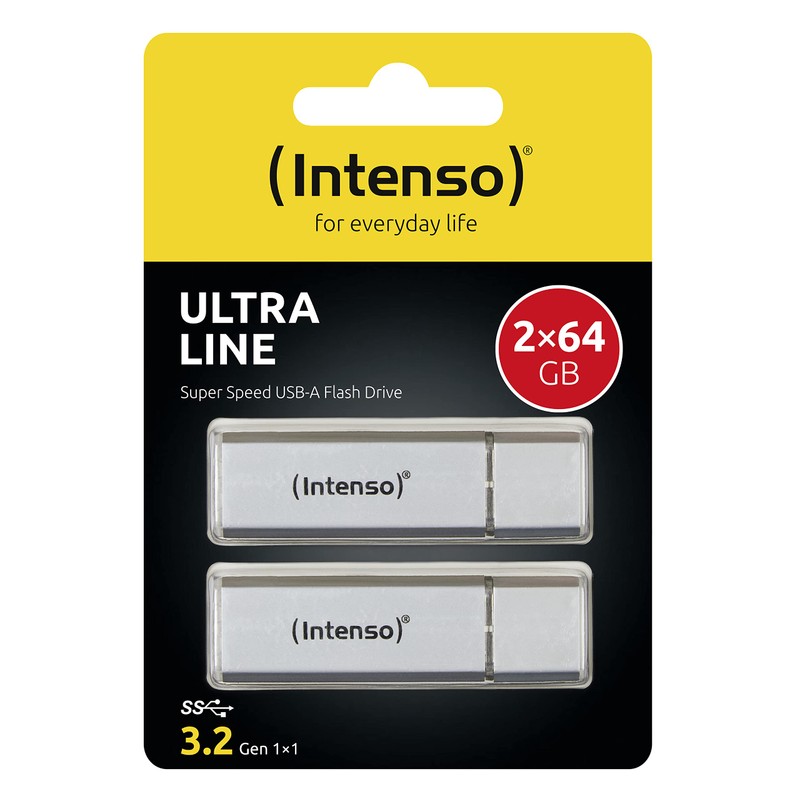 Intenso Ultra Line 2x 64GB Memory Stick USB 3.2 Gen