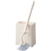 Yamazaki Sangyo Toilet Brush with Case, Satto White 135059