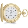 Charles Hubert Gold-Plated White Dial Pocket Watch