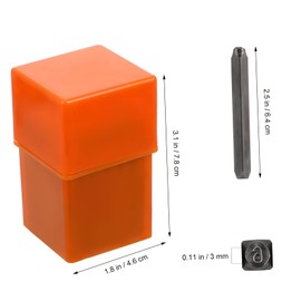 Hohopeti 1 Set Metal Stamping Letter Stamps Set Carbon Steel Punch Tool for Precise Crafting Imprints Easy Organization for Jewelry DIY Projects