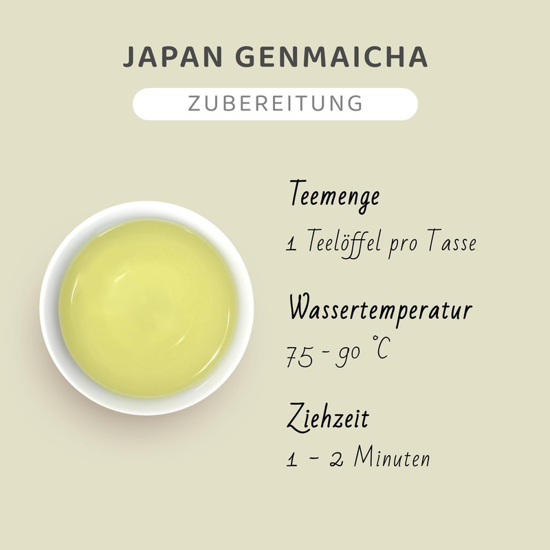 Japan Genmaicha Green Tea with Roasted Rice, 50% Sencha from