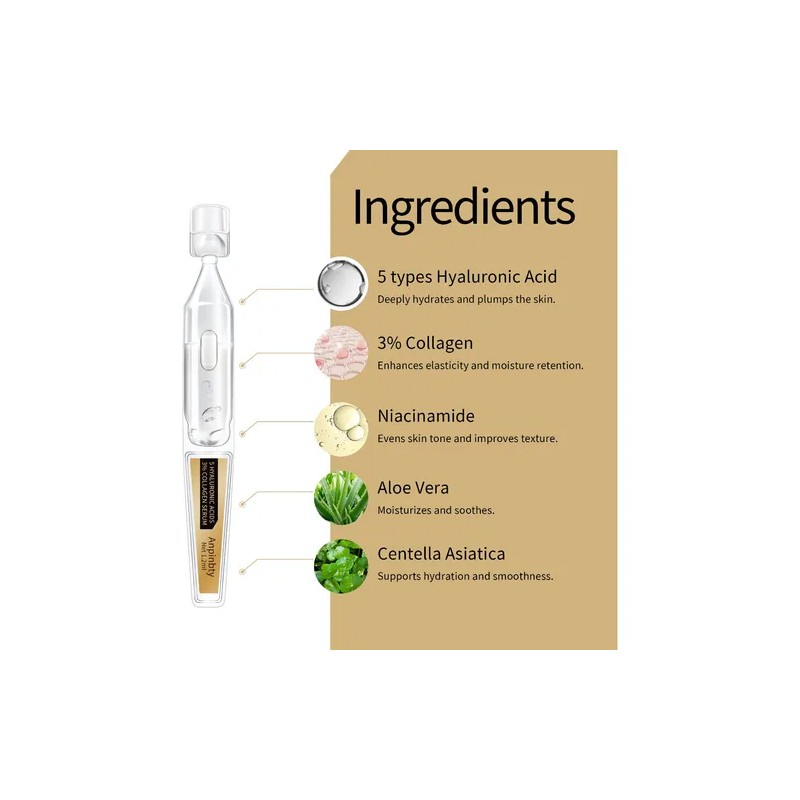 Srum Facial De Colgeno Con cido Hialurnico De Hidrataci