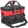 17 Inch Tool Bag with Adjustable Shoulder Strap,Wide Mouth Tool