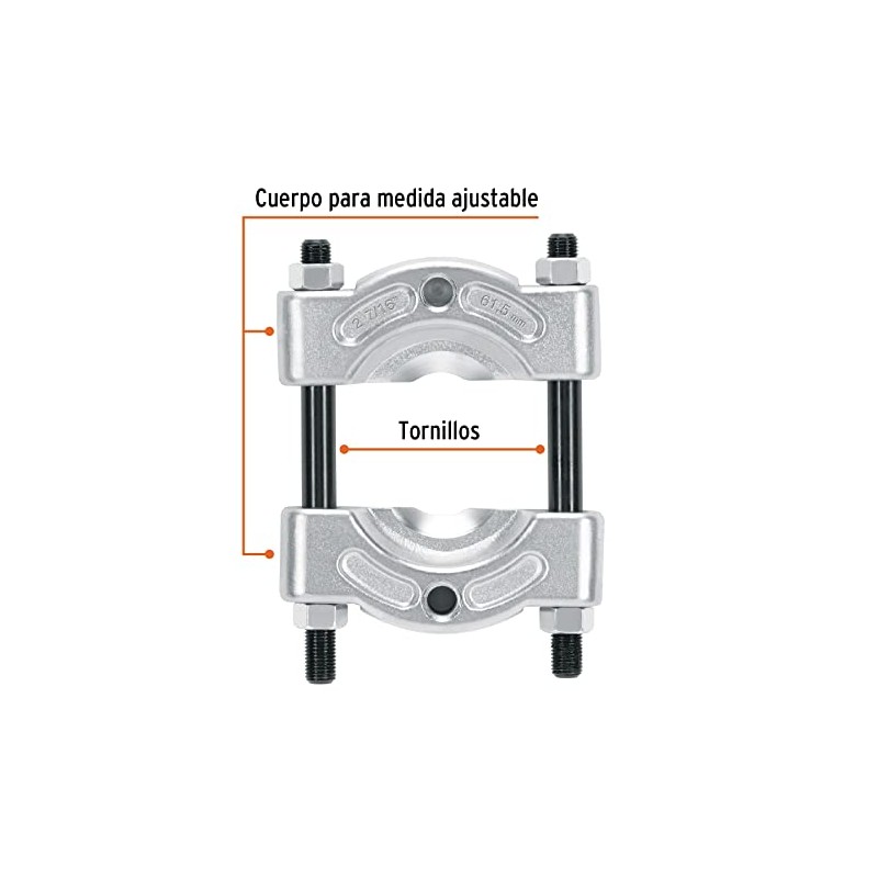 Truper EX-B2, Extractor de baleros hasta 2-1/4"