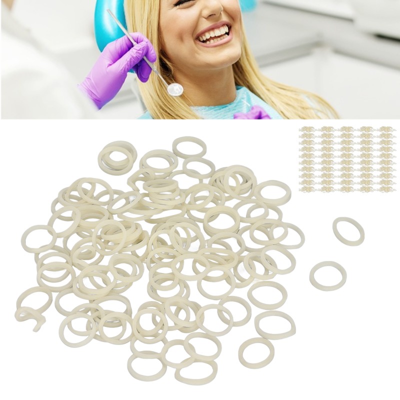 5000pcs 5/16 Inch 5.0oz Orthodontic Elastics Professional Portable Dental Rubber