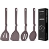 4-Pack Silicone Cooking Utensils Set, V-Hover, Stackable, Nonstick