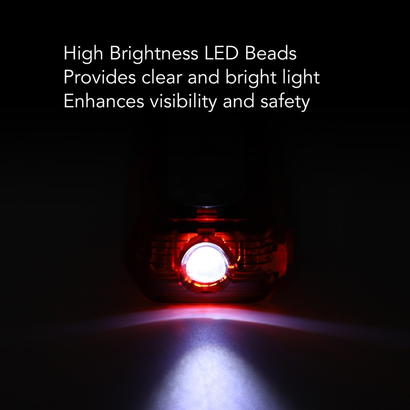 LED Warning Shoulder Light Rechargeable High Brightness Clip Shoulder Strobe