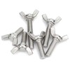 M8-1.25 x 60mm 304 Stainless Steel Wing Butterfly Screws Bolts,Wing