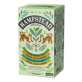 Hampstead Tea London Green Selection Pure - Tea 20 Bags, 40 g (Pack of 12)