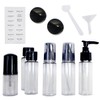 BTL-021 Travel Bottle, Set of 8, Includes 3 Small Items,