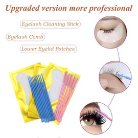 Lash Lift Kit for Perming, New Glue Curling and Lifting Eyelashes, Semi Permanent Salon Grade Supplies for Beauty Treatments, Includes Eye Shields, Pads and Accessories