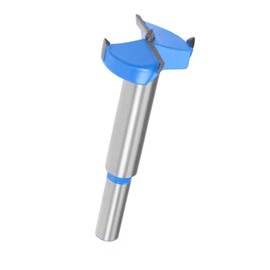 TOP-VIGOR 28mm Forstner Drill Bit, Tungsten Carbide Wood Auger Drill Bit Hole Saw Opener for Woodworking Hinge Hole Drilling Boring Bit Cutter Blue